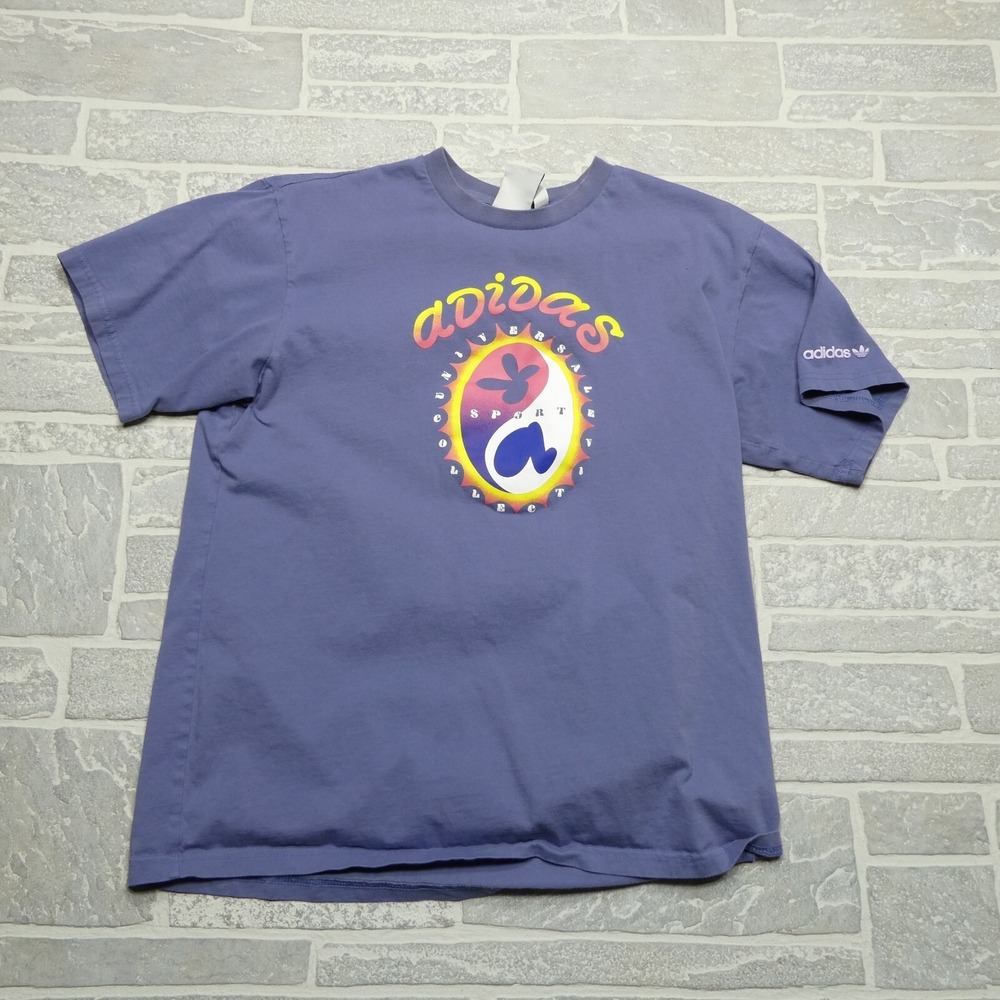 adidas‎ Shirt Adult Large Universal Collective Sport Double Sided Graphic Mens